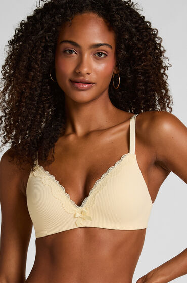 Hunkemöller Formpressad bh utan bygel Lola Gul