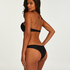 Cuba brasiliansk bikiniunderdel med högt skurna ben Rebecca Mir, Svart