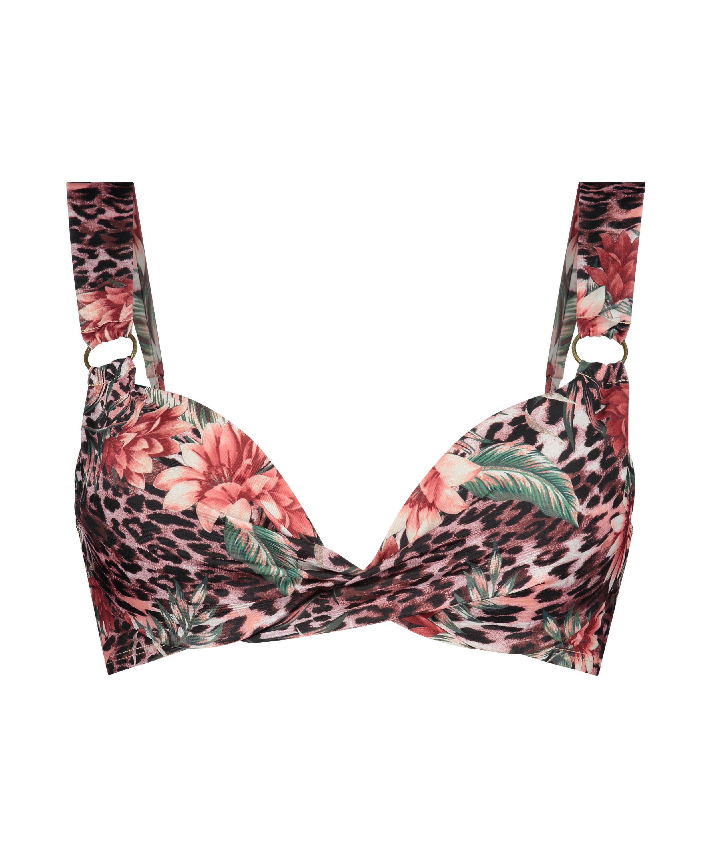 Animalia Rose push up-bikinitopp, Brun, main
