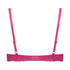 Formpressad push-up-bh med bygel Marine, Rosa