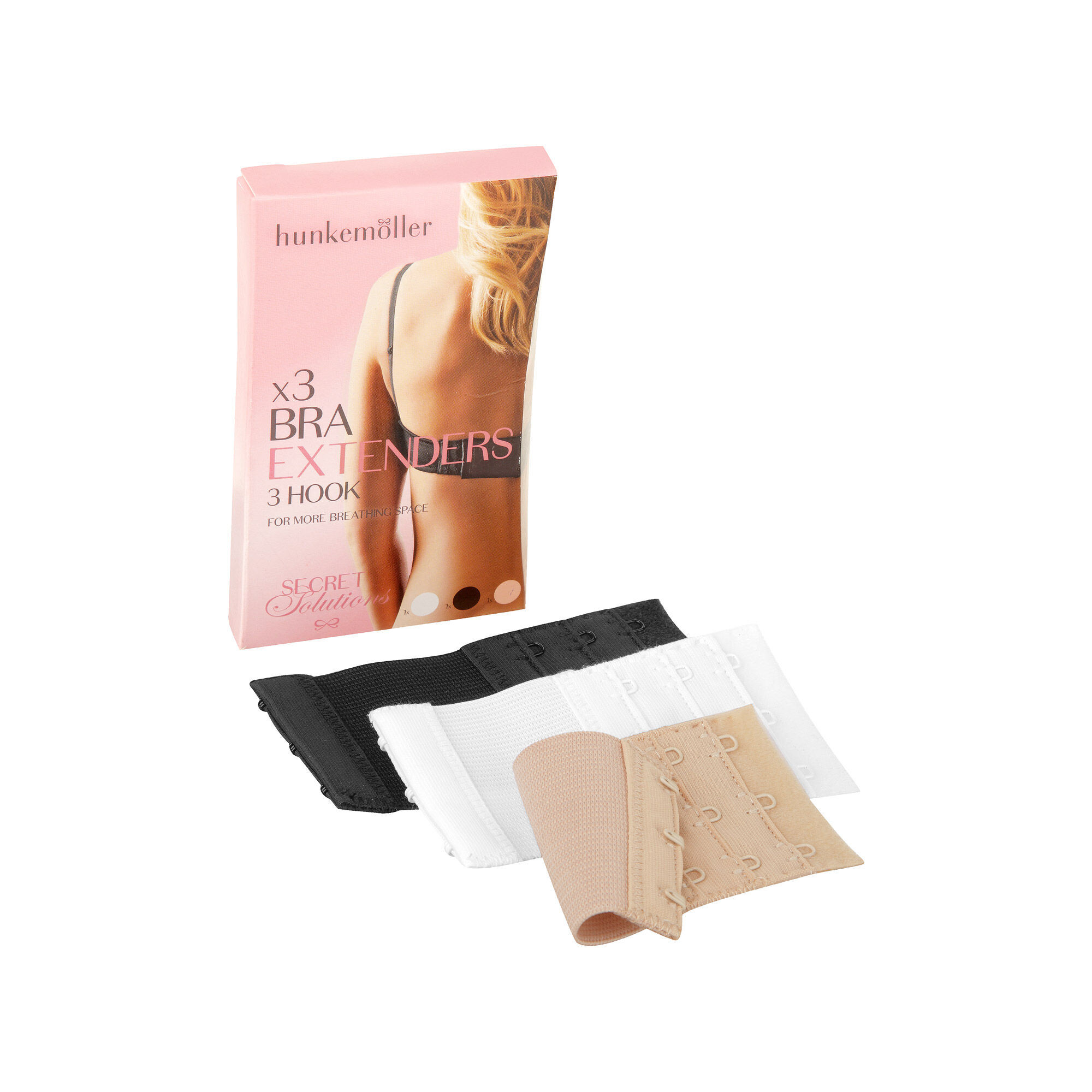 3-pack bh-förlängare, Vit