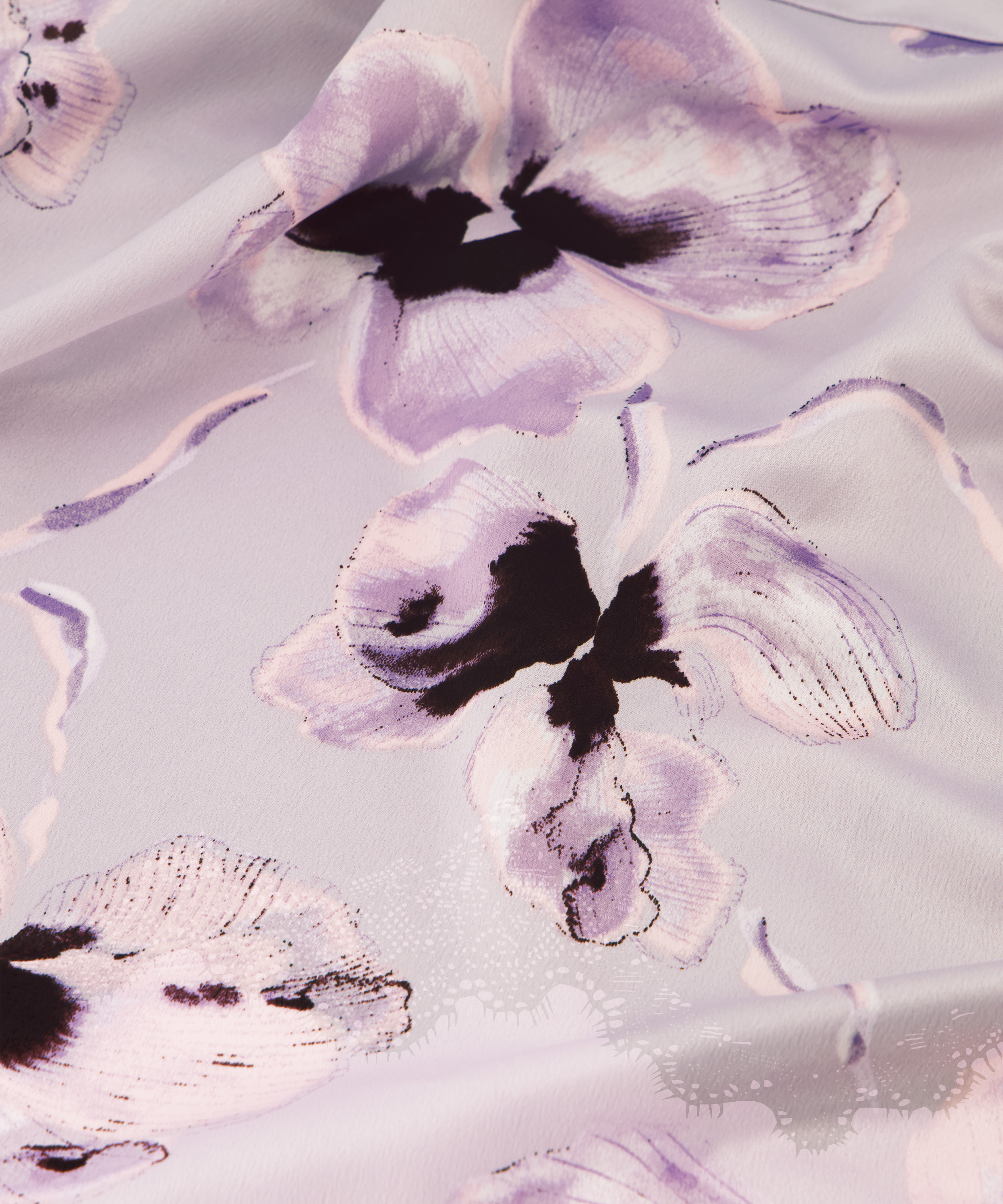 Kimono Satin, Lila, main