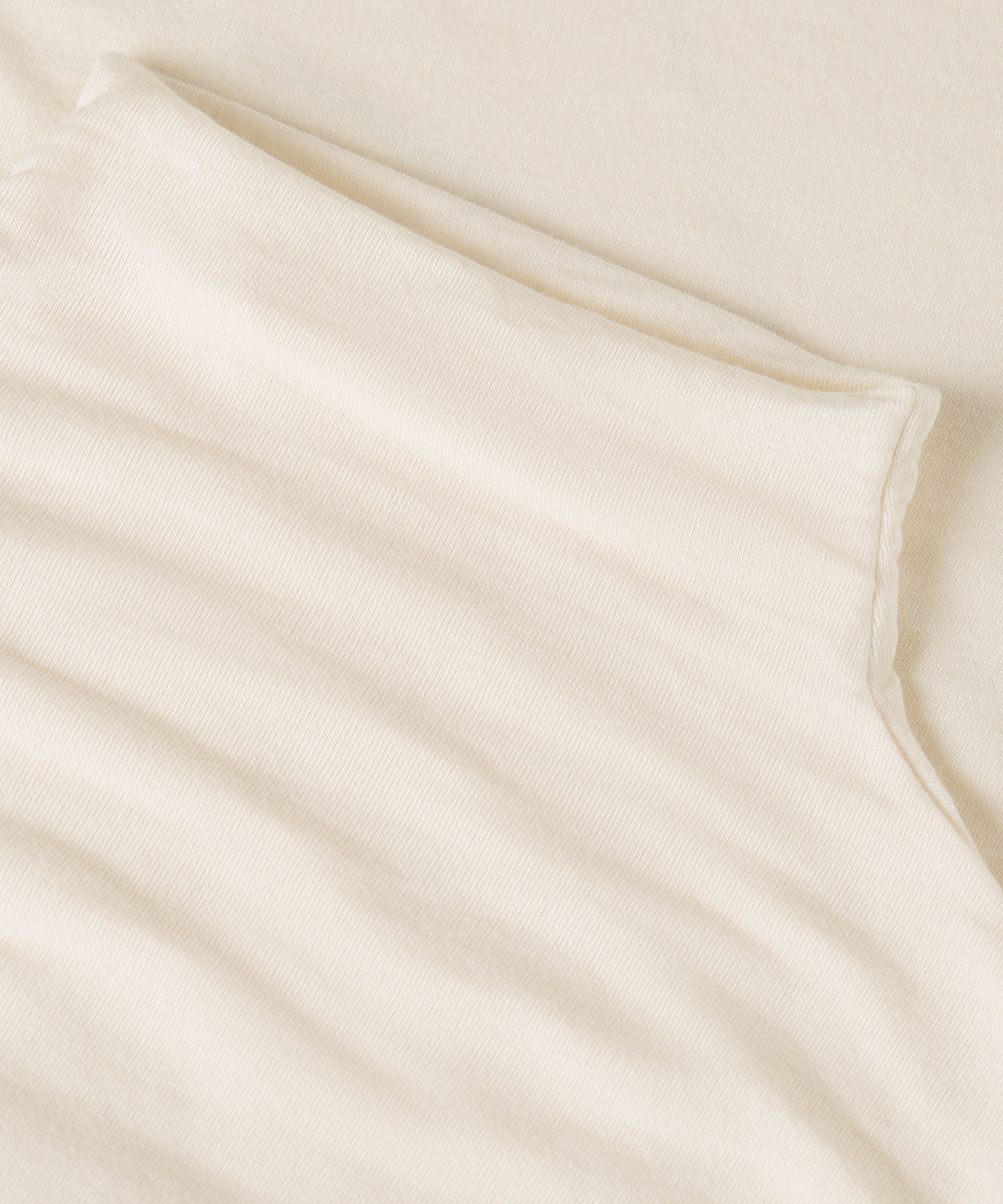 super soft cashmereblandad-topp med polokrage, Vit, main