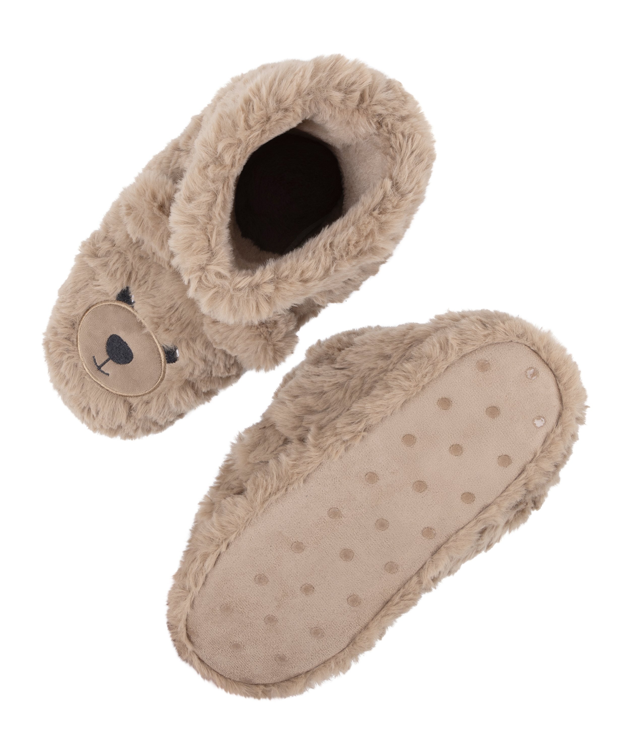 Tofflor Teddy Bear, Beige, main