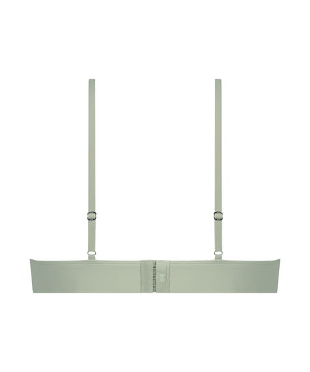 Triangel Bralette Smooth, Grön