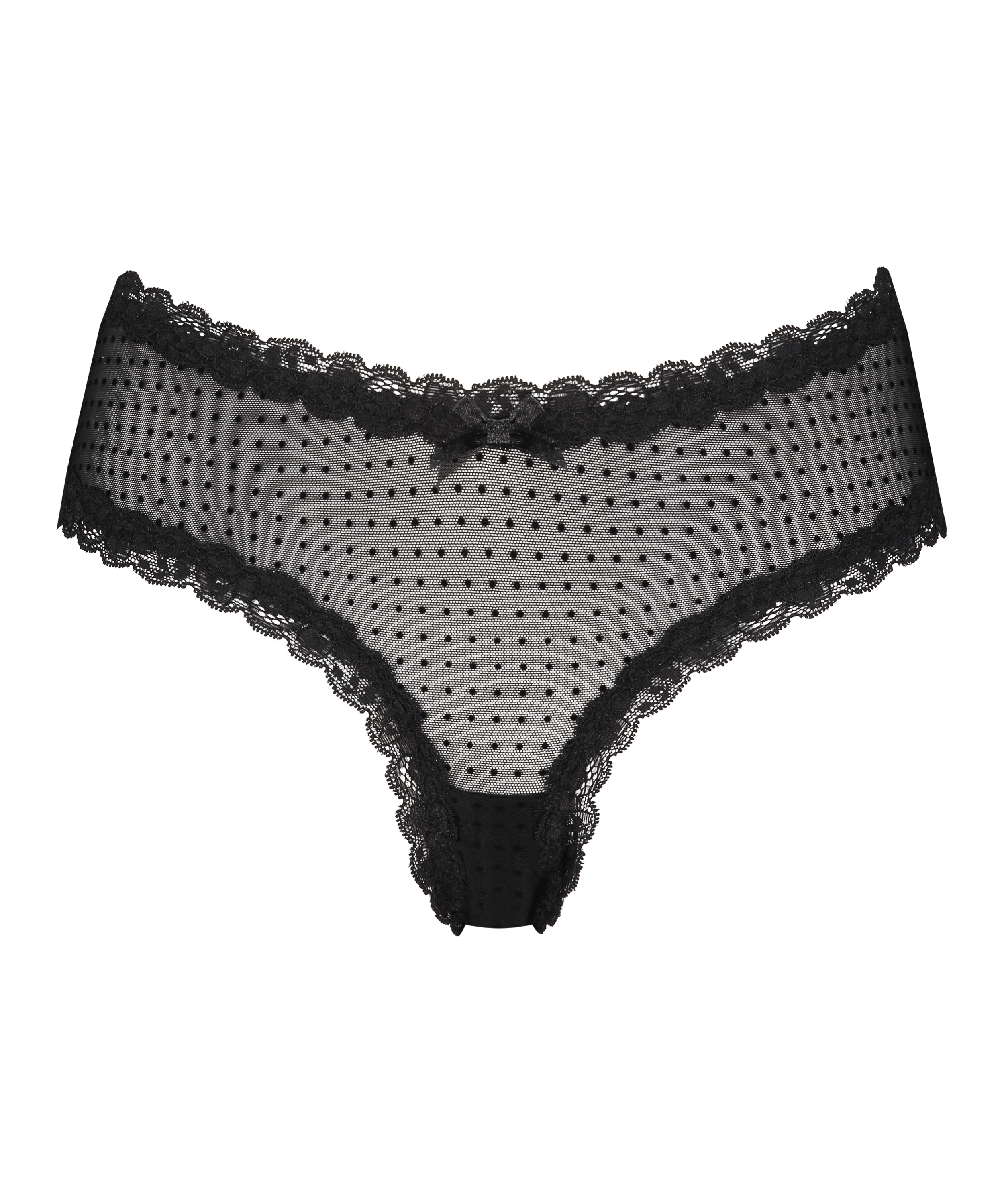 Brazilian-trosa V-shape mesh, Svart, main