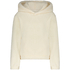 Mysig hoodie i fleece, Vit
