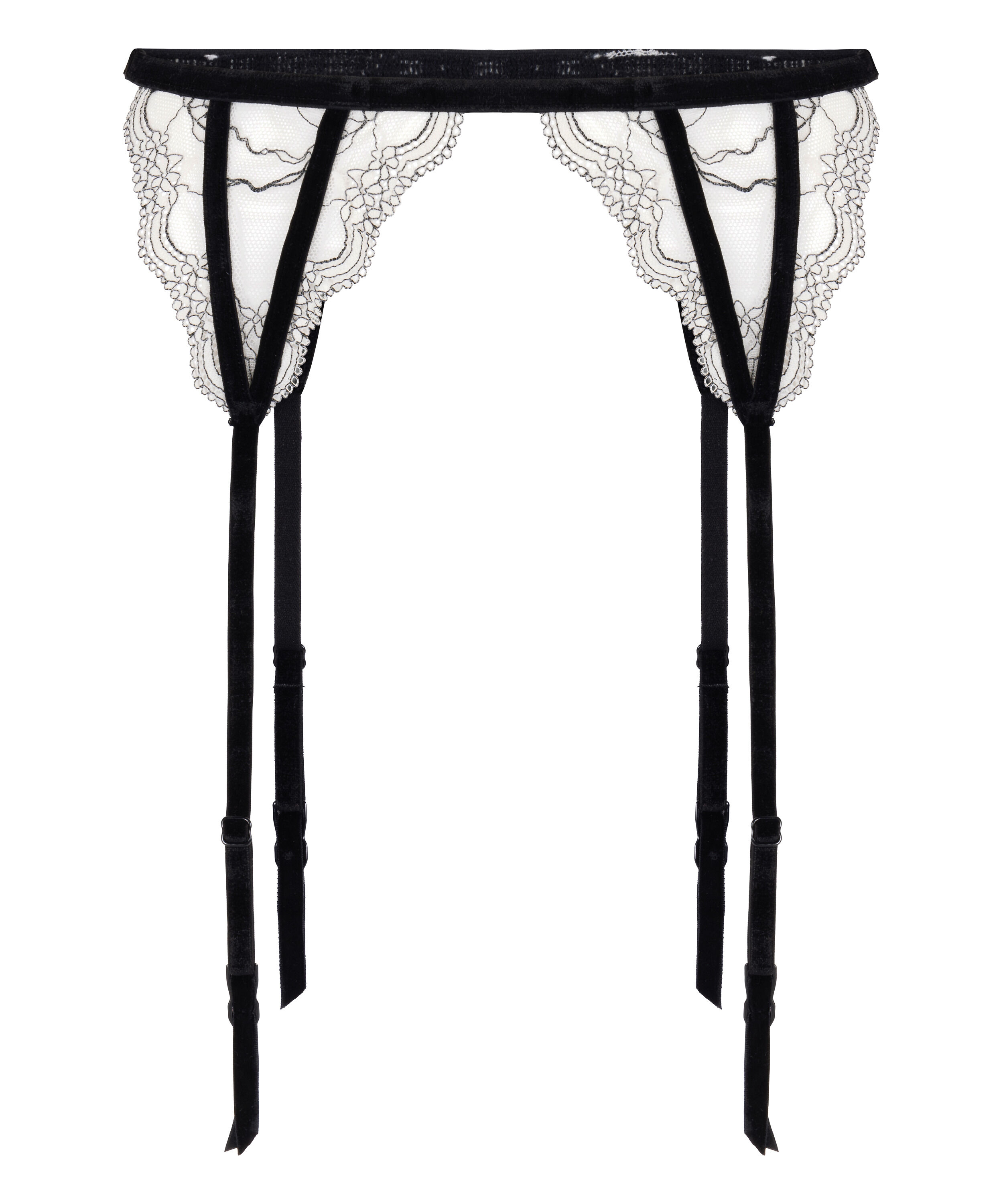 Strumpeband Agnes, Vit