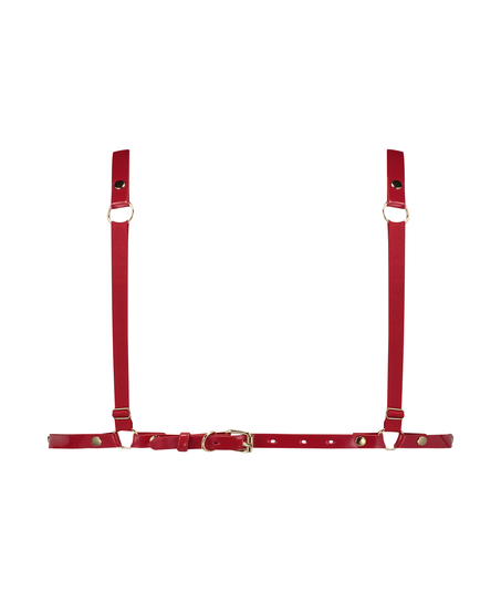 Bralette i konstl&auml;der, R&ouml;d