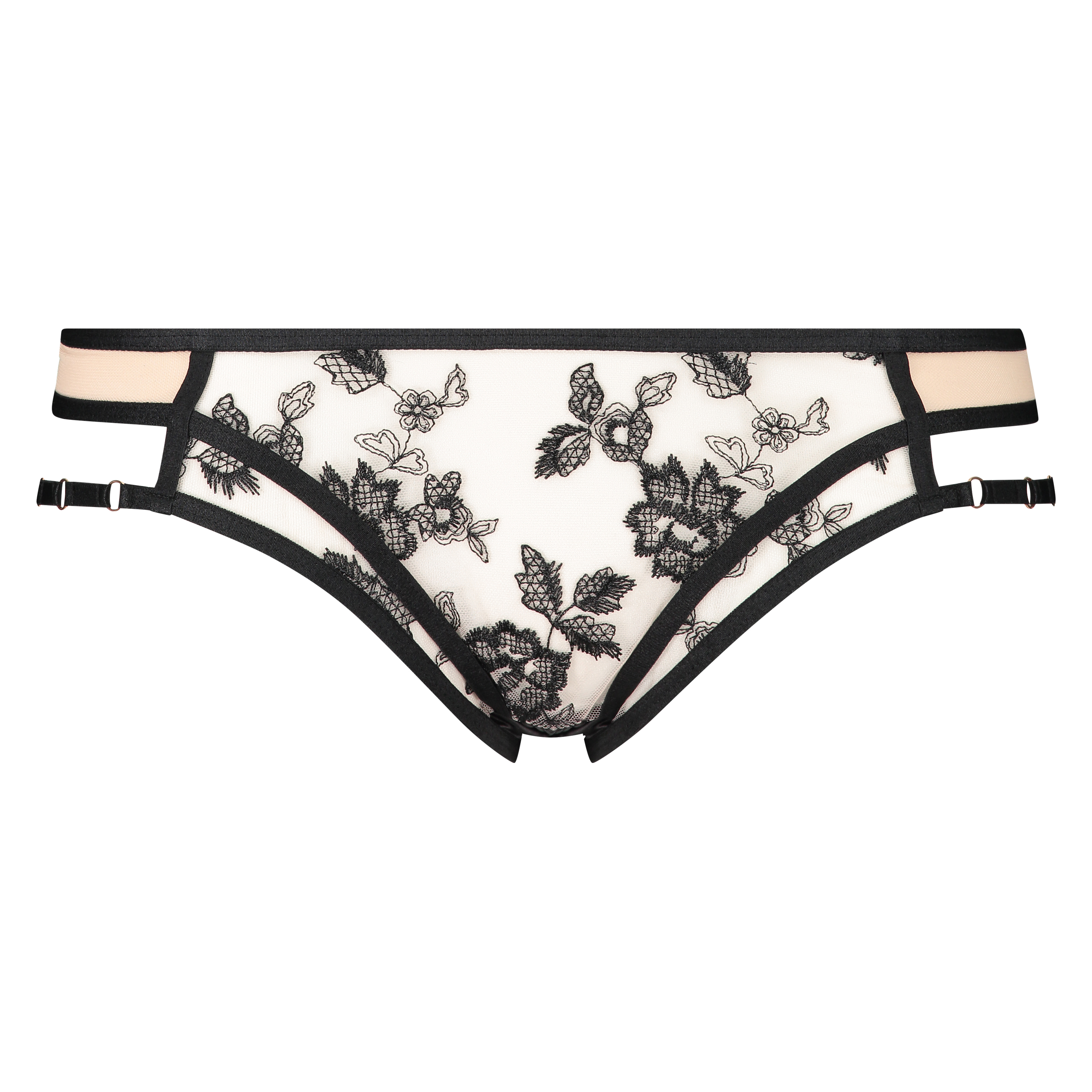 Brasiliansk med &ouml;ppen baksida Dahlia, Svart, main