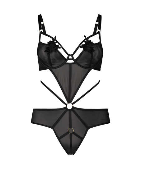 Private Effie body Curvy, Svart