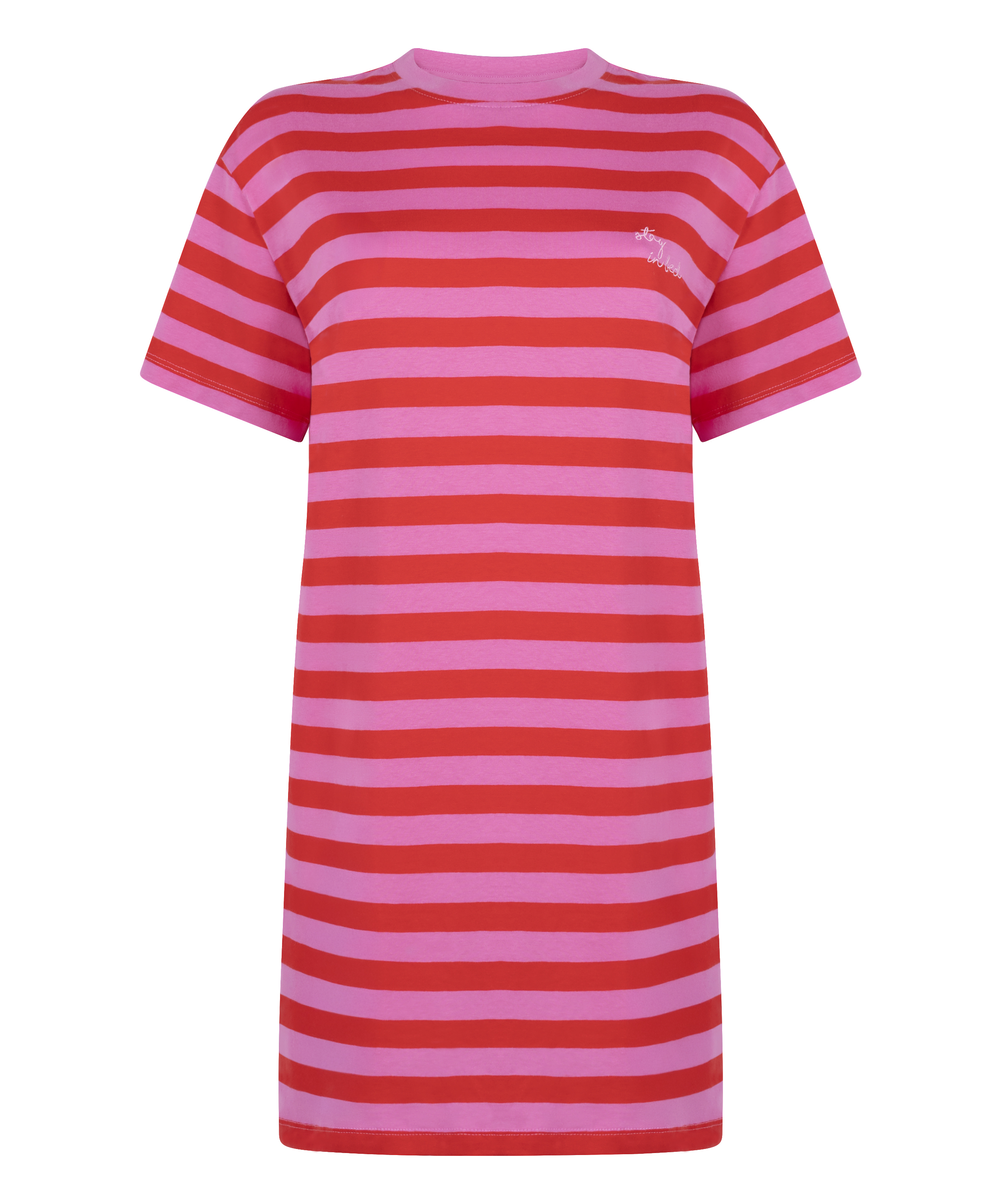 Nattskjorta med rund hals, Rosa, main