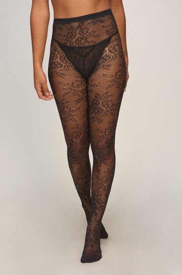 Tight Allover Lace Rhinestones