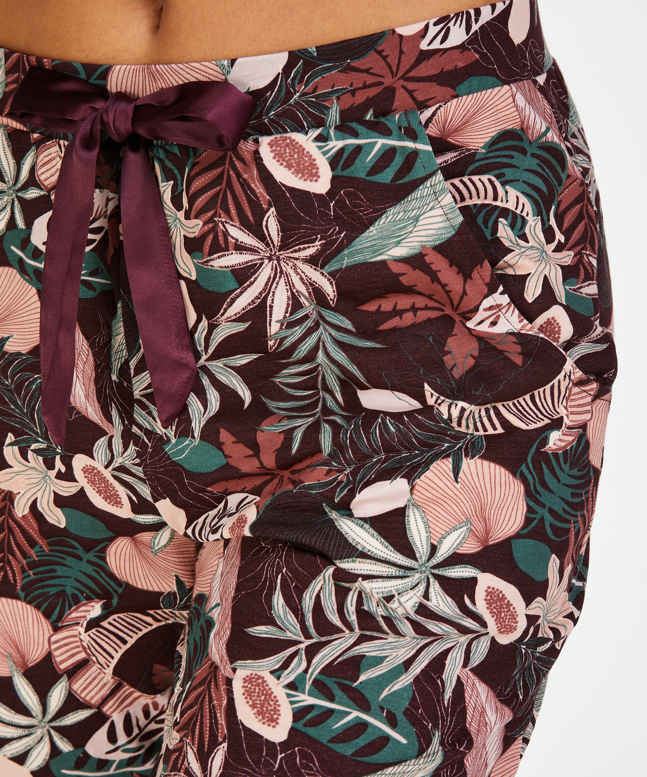 Petite Pyjamasbyxor Jersey, r&ouml;d, main