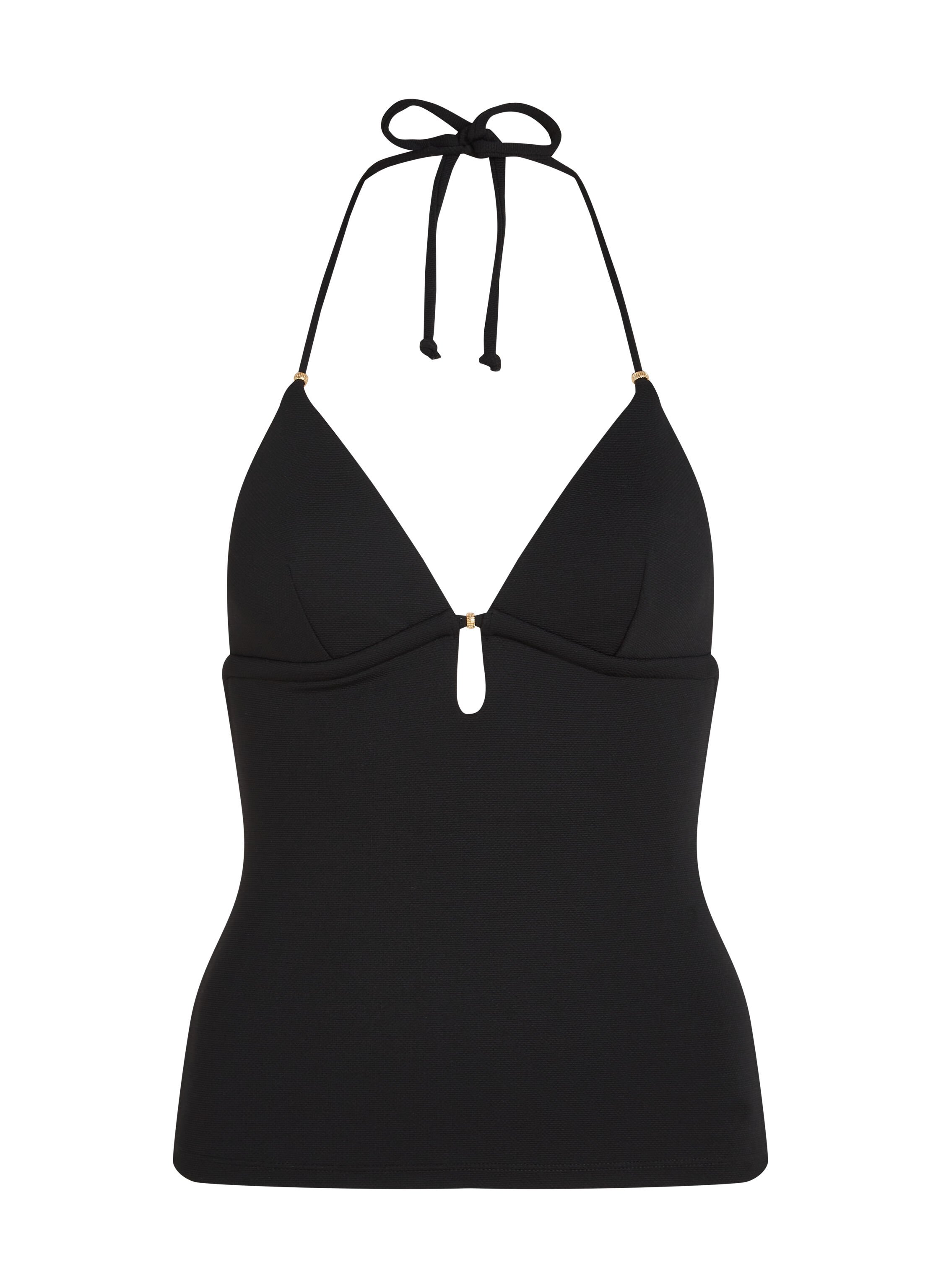 Holbox formande tankini, Svart