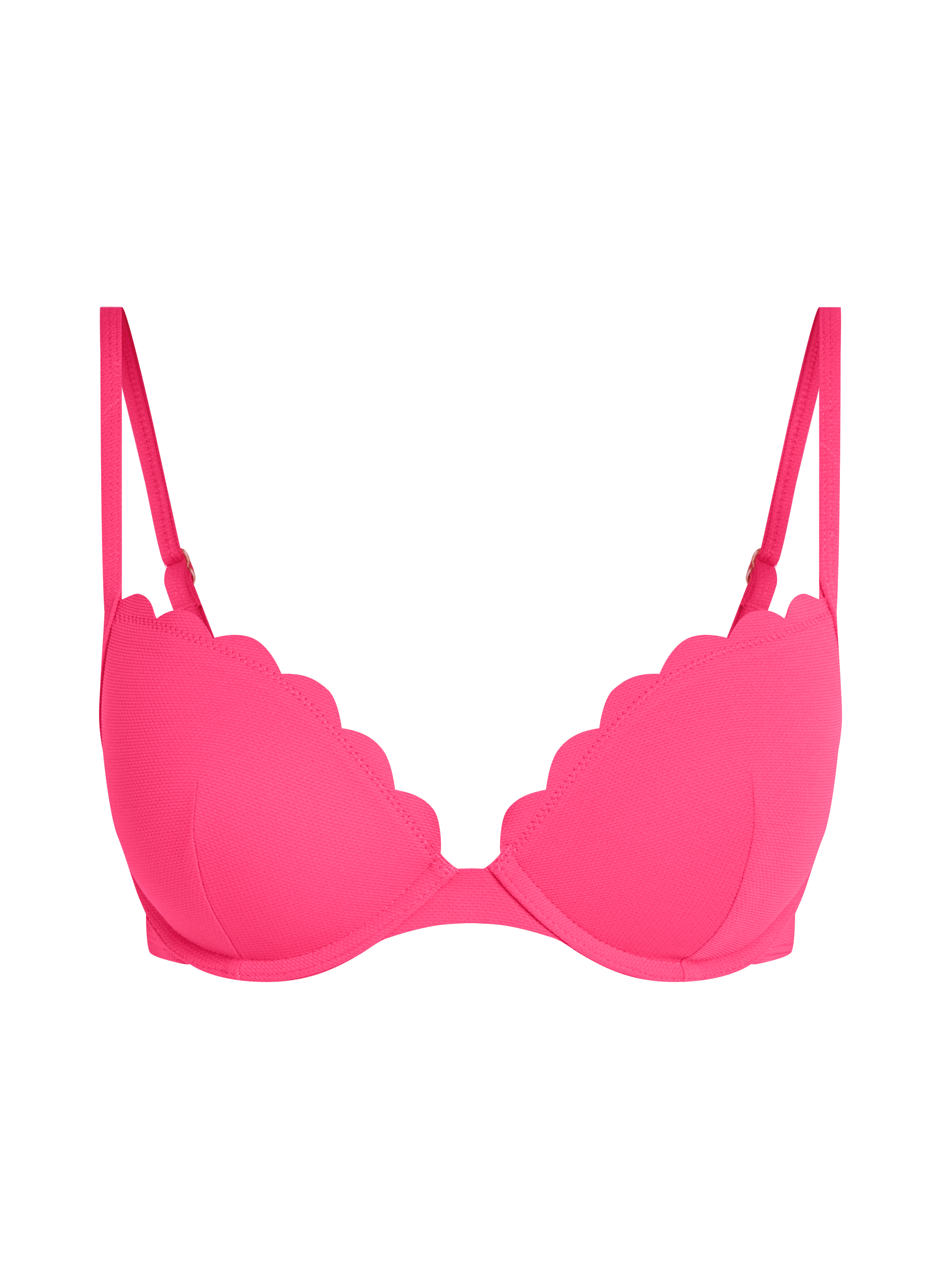 Formpressad push-up-bikinitopp Storlek A - E, Rosa, main