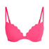 Formpressad push-up-bikinitopp Storlek A - E, Rosa