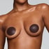 Nipple covers i silikon, Brun