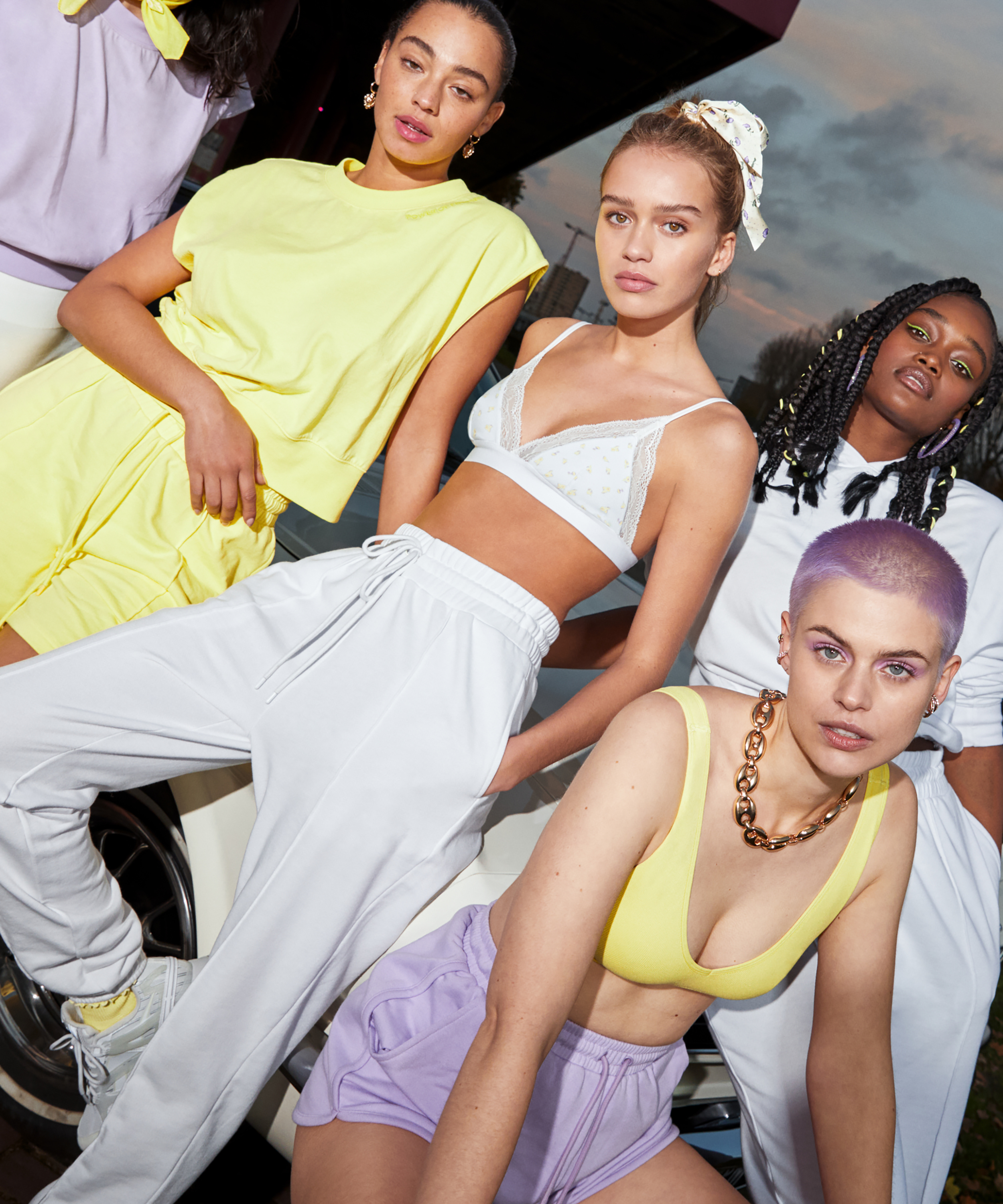 Snuggle Me mjukisbyxor, Vit, main