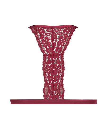 Vadderad triangel-bralette Rose, R&ouml;d