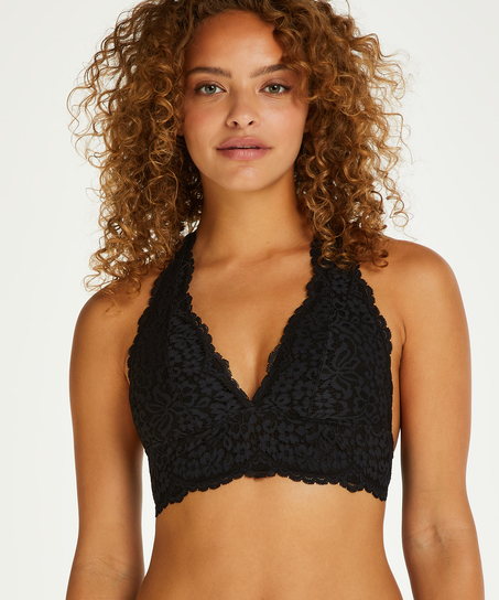 Bralette Rose, Svart