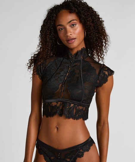 Bralette Amelia, Svart