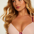 Formpressad bygel-bh Plunge, Rosa