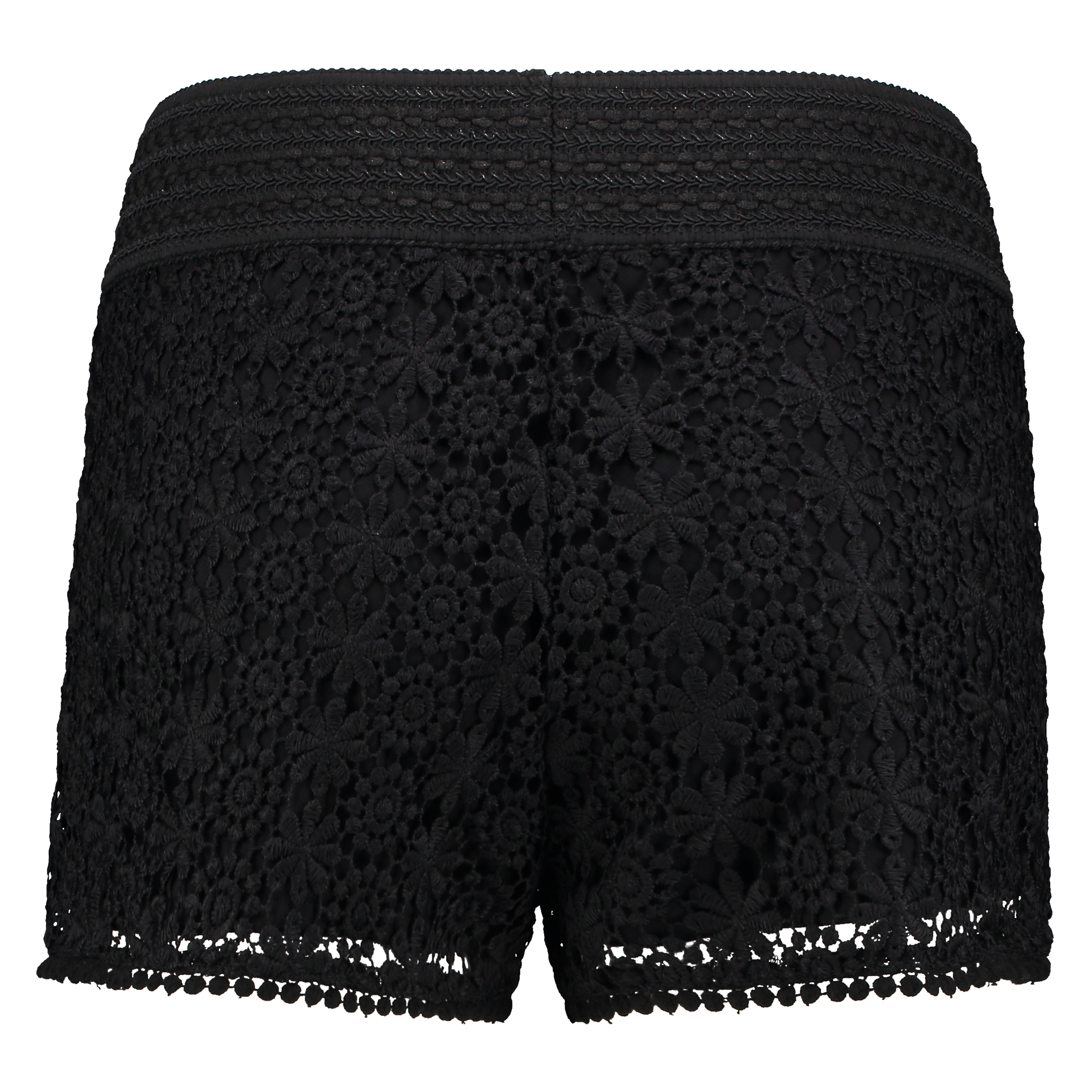 Shorts Crochetta, Svart, main