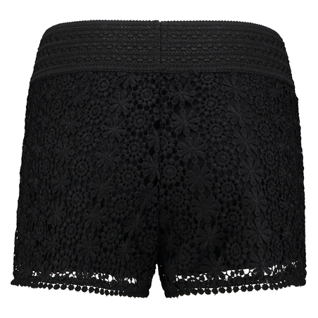 Shorts Crochetta, Svart