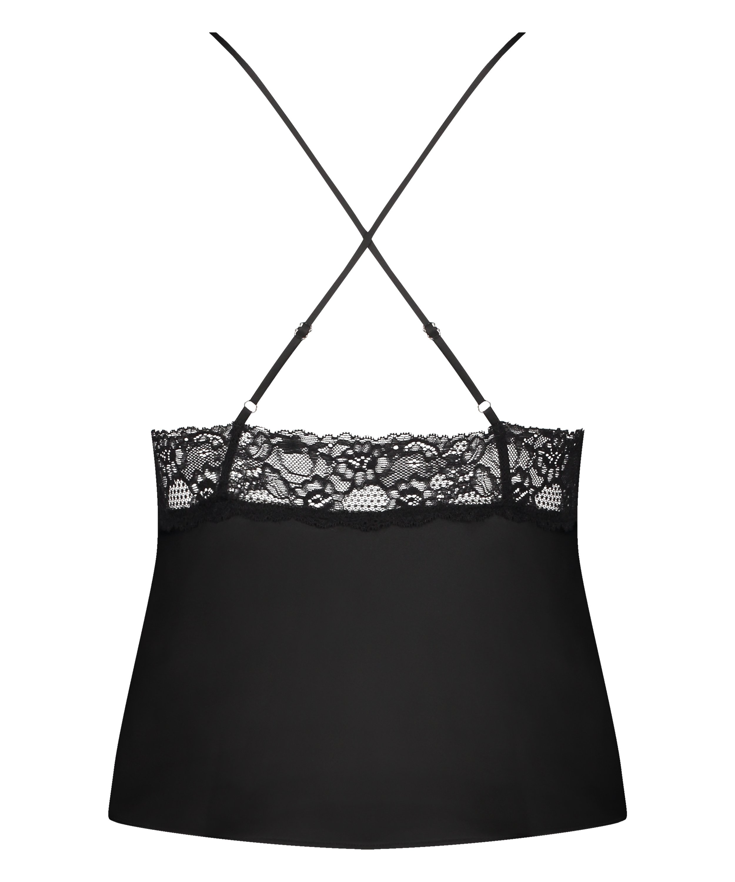 Linne Satin Marcela, Svart, main