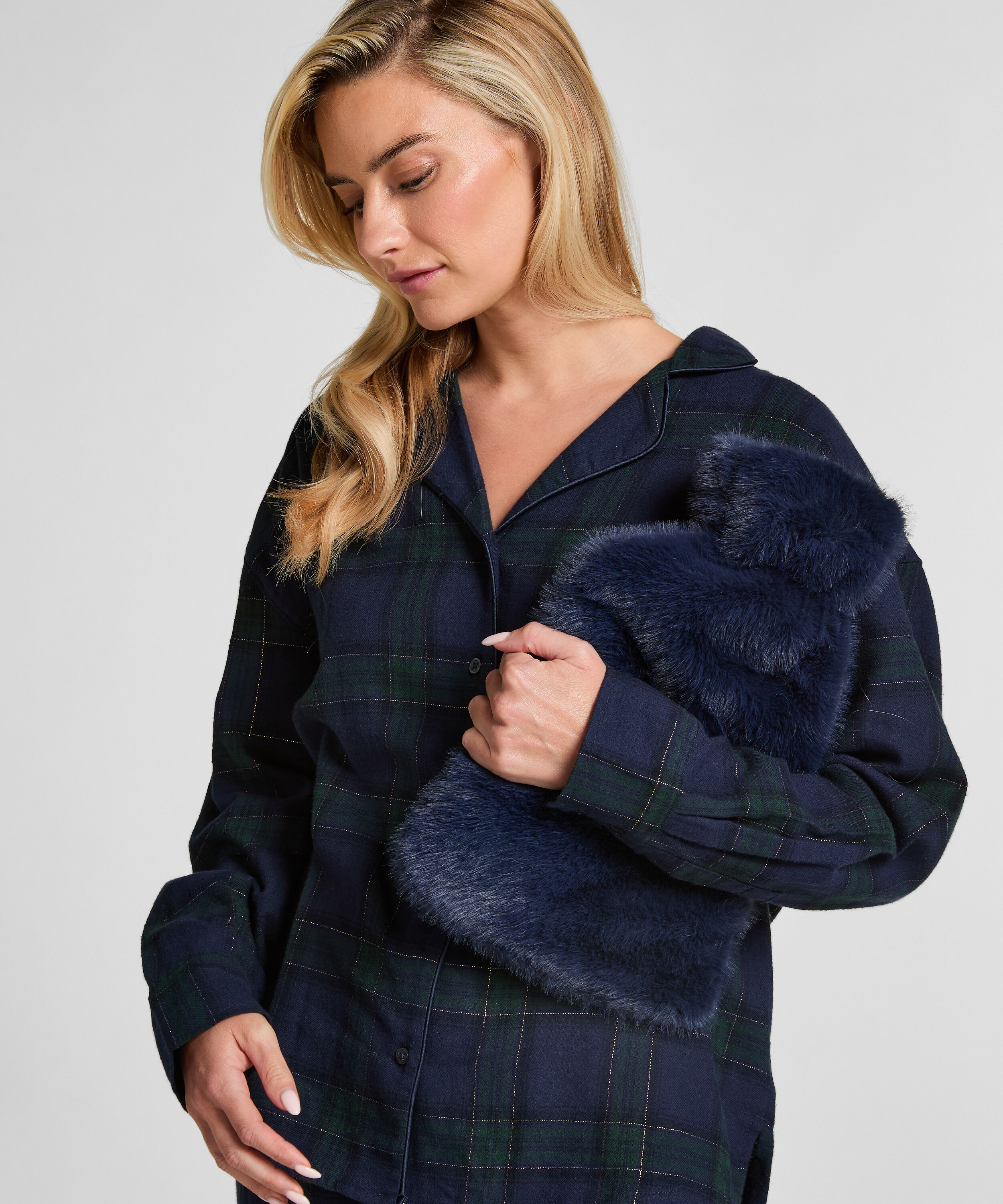 Varmvattenflaska, Blå