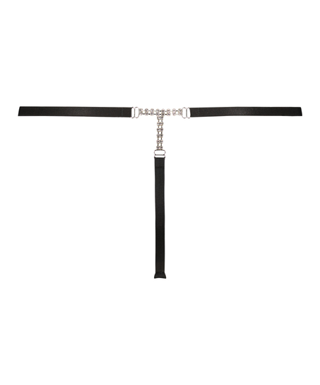 Stringtrosa Donna Sparkle, Svart