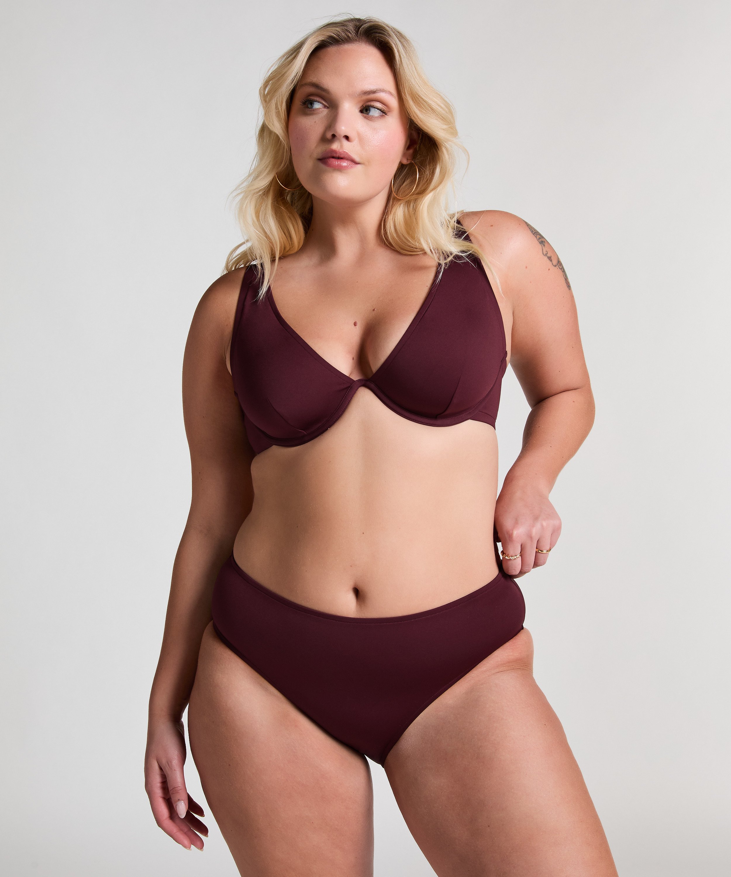 Rio bikiniunderdel i neopren, Lila, main