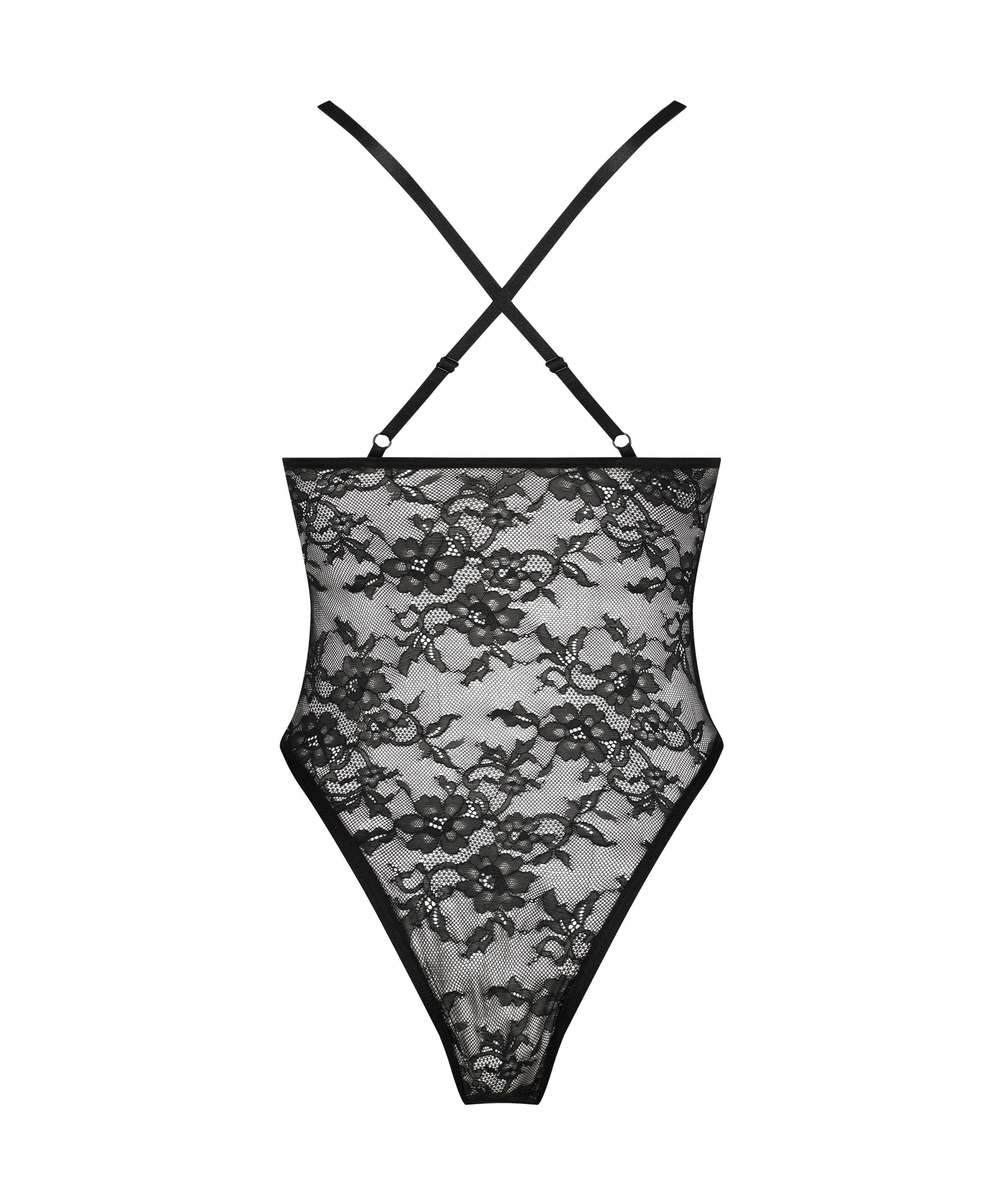 Högt skuren body Sienna, Svart, main