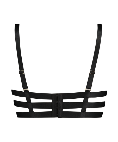 Dallas padded underwired bra, Svart