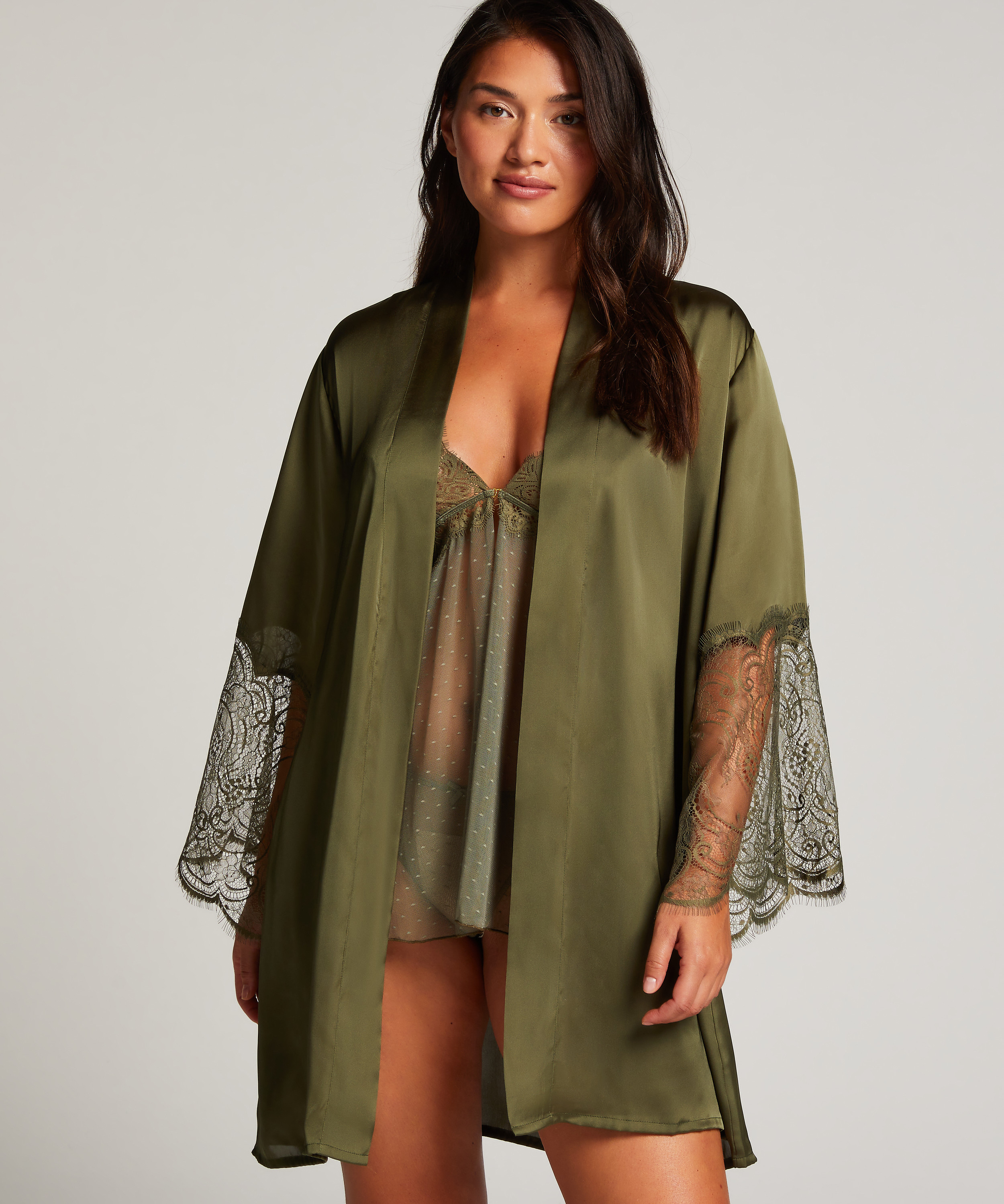 Kimono Satin, Gr&ouml;n, main