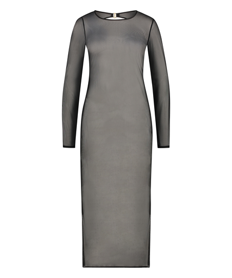 Skir långklänning, Svart