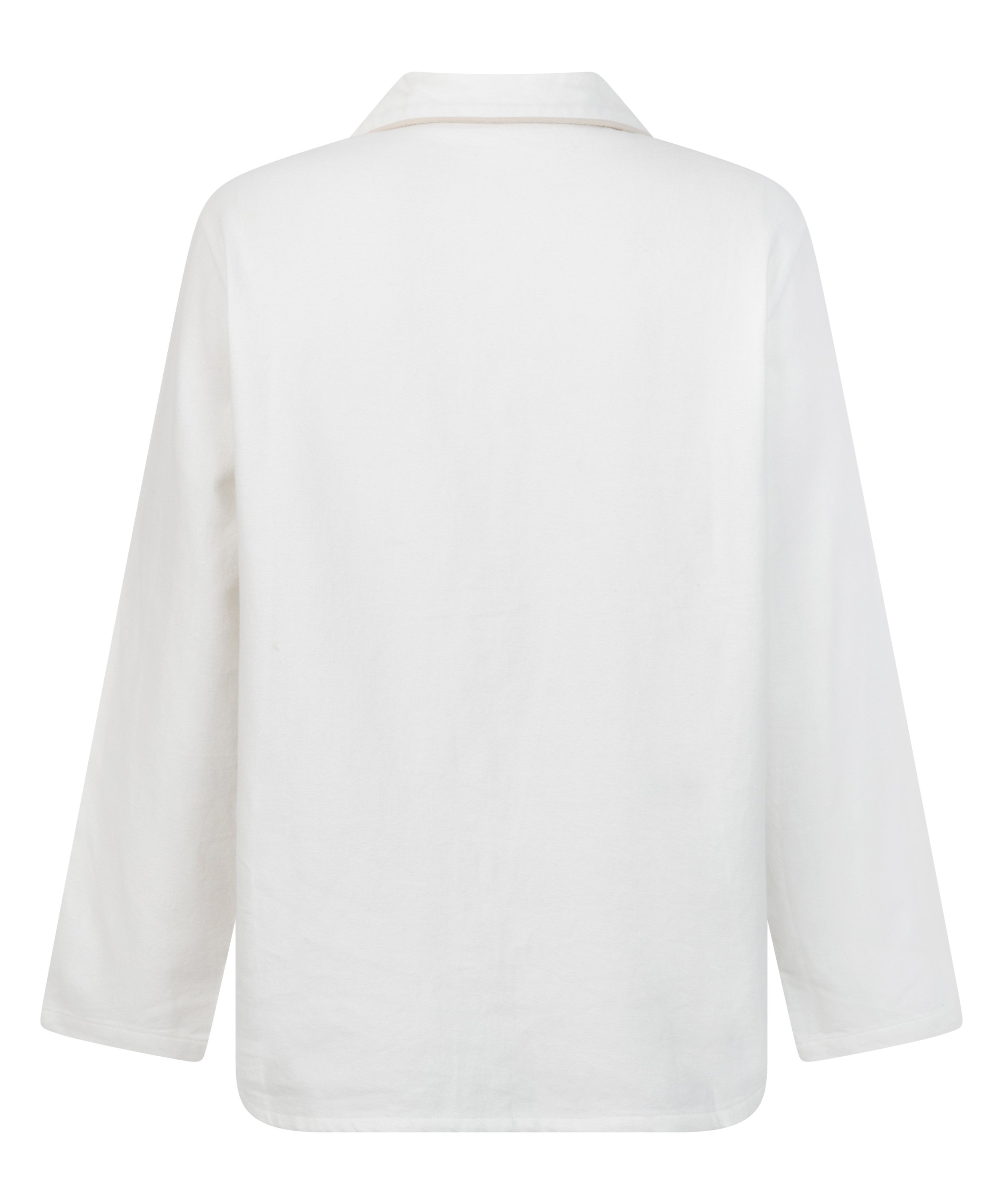 Pyjamastopp Flanel Essentials, Vit, main