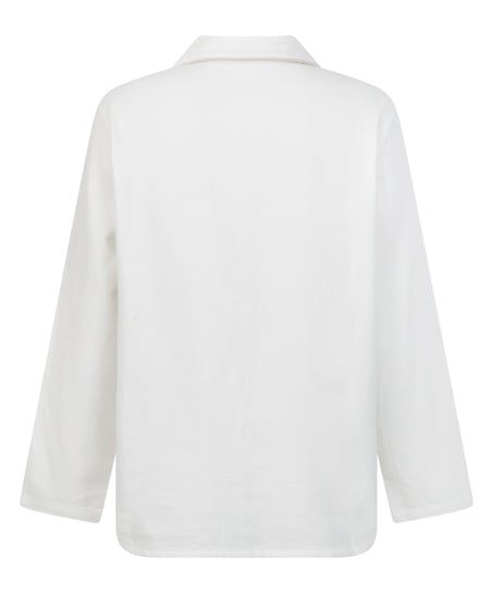 Pyjamastopp Flanel Essentials, Vit