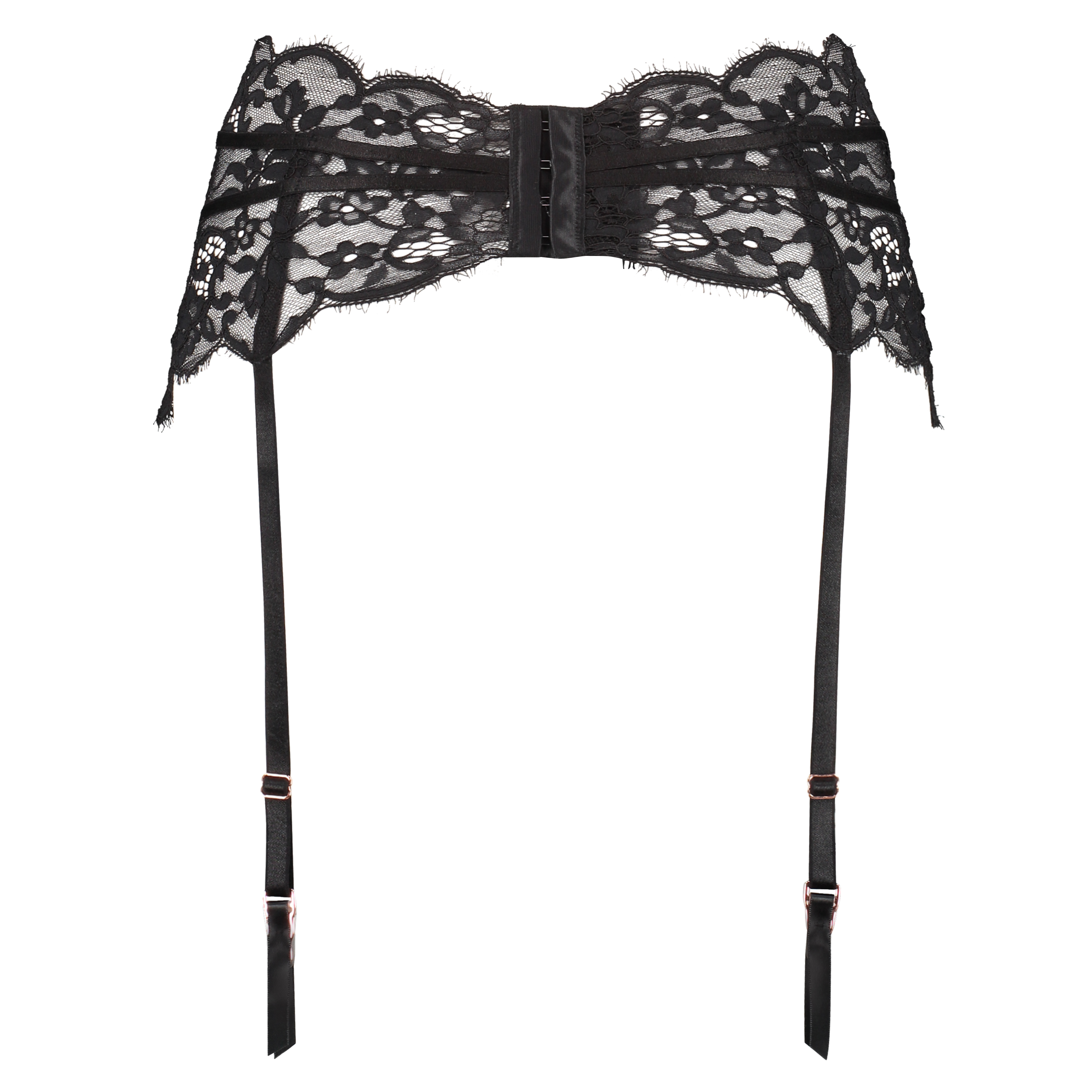 Strumpeband Poppy, Svart, main