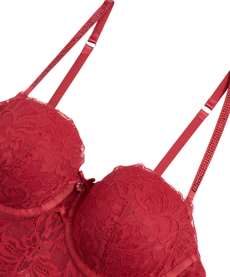 Bustier Charlotta, Röd