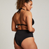 Bandåbikiniöverdel Luxe, Svart