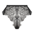 Franska spetsknickers Lace Camille, Svart