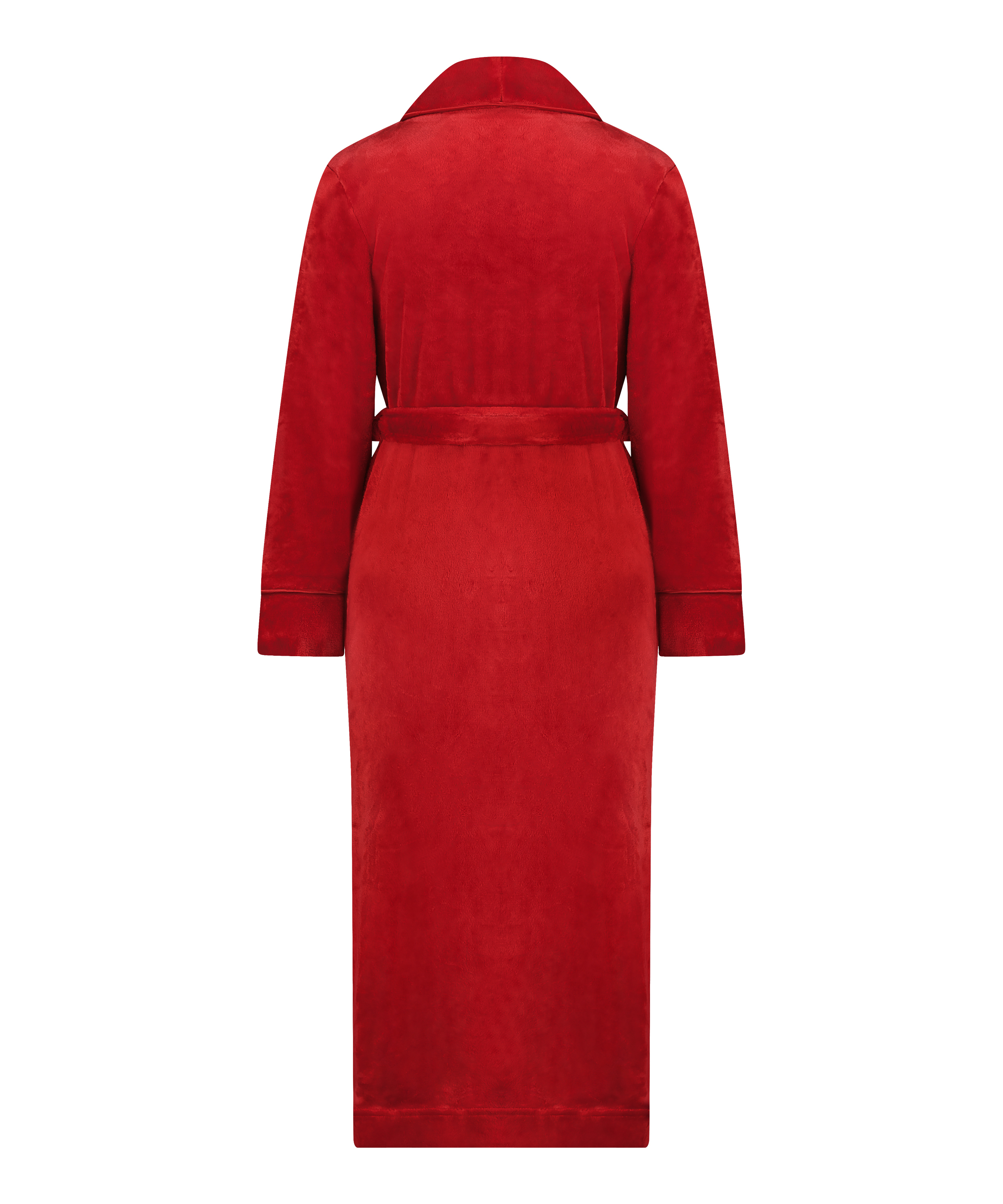 Badrock i fleece, Röd, main