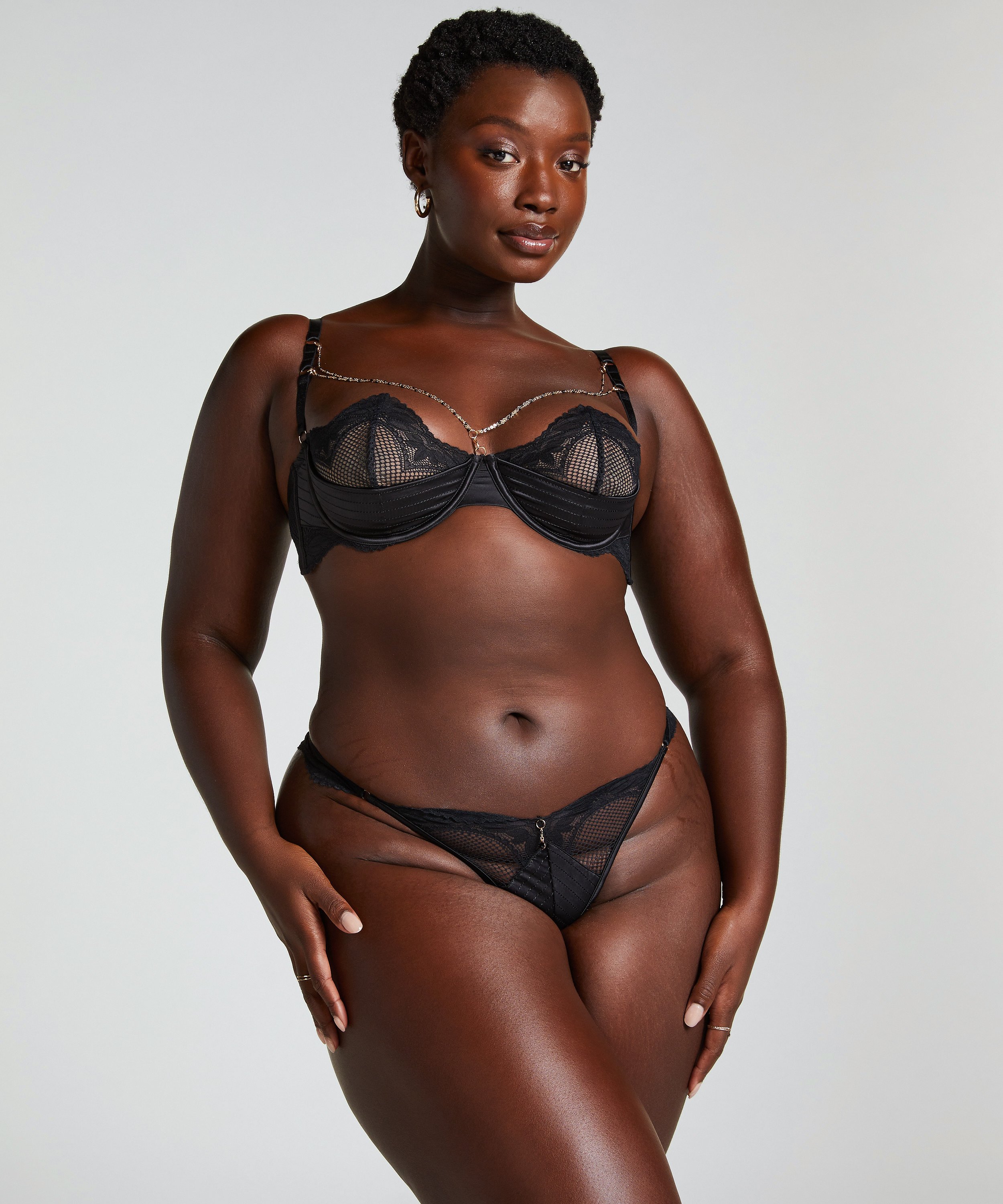 Stringtrosa Belladonna, Svart, main