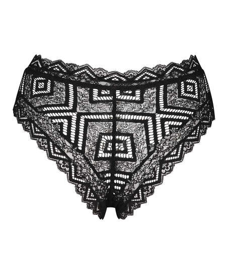 Philomena brazlian-trosa med h&ouml;gt skurna ben I AM Danielle, Svart