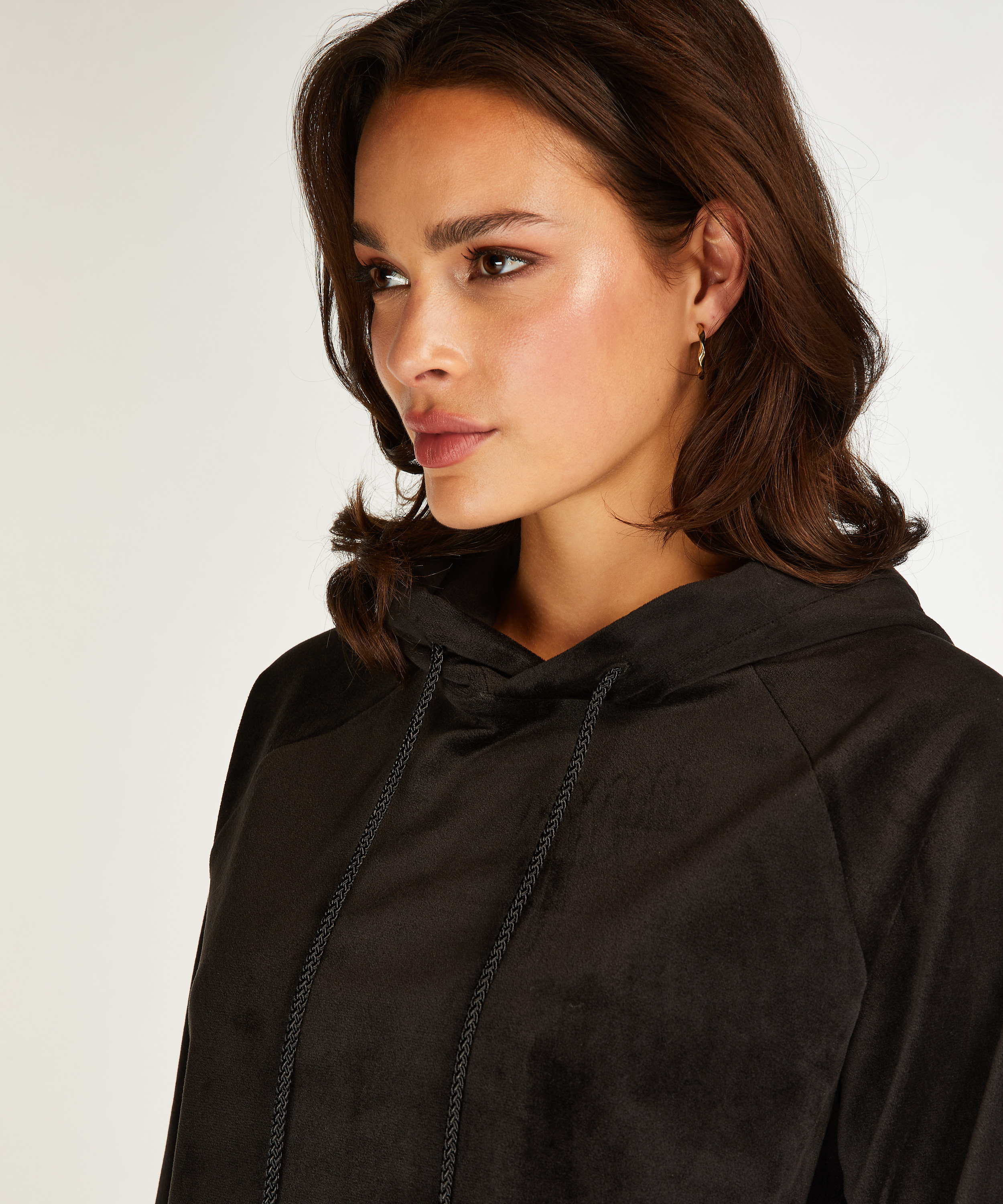 Velourtopp, Svart, main