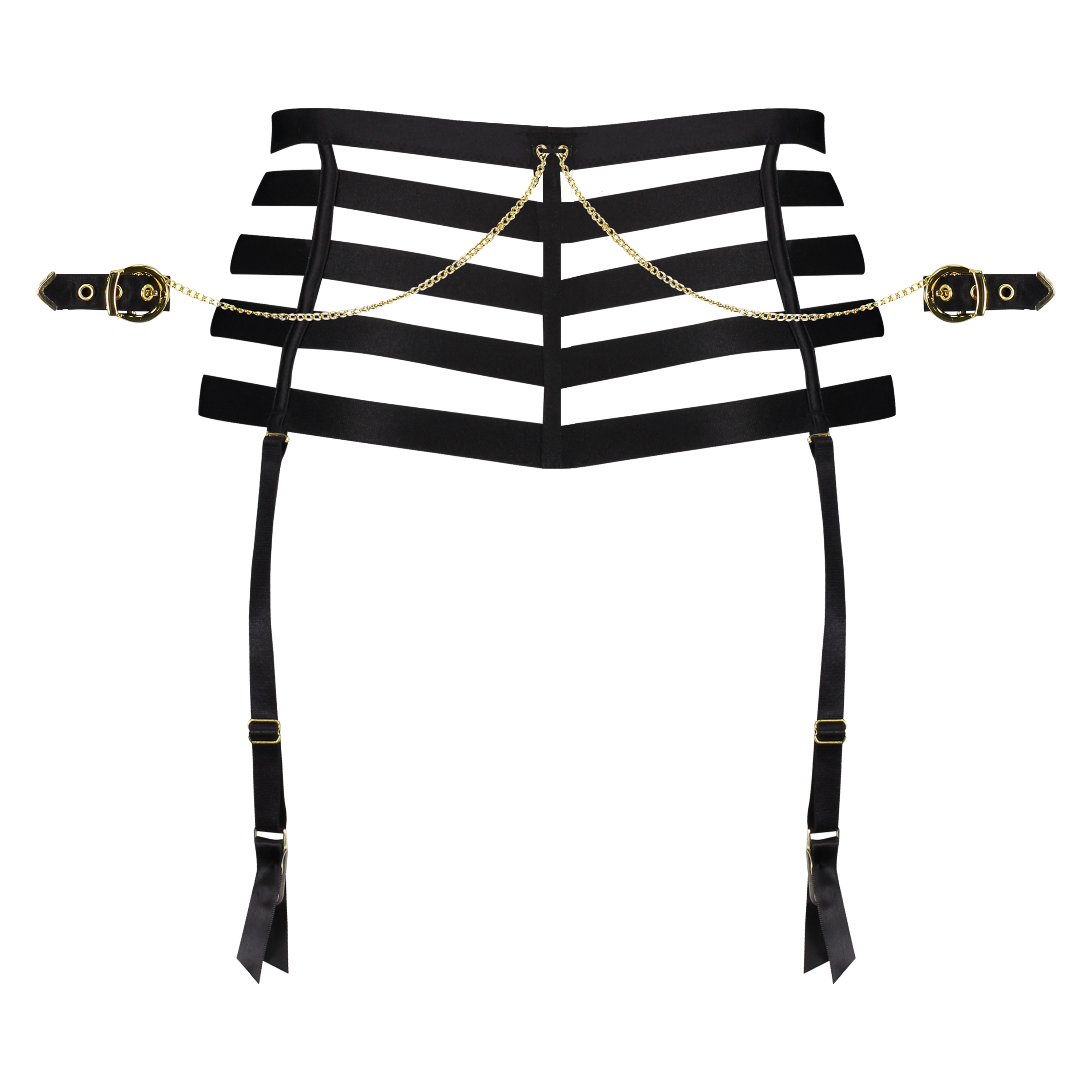 Hög brazilian-trosa med öppen gren Honey, Svart, main