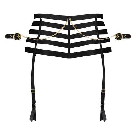 Hög brazilian-trosa med öppen gren Honey, Svart