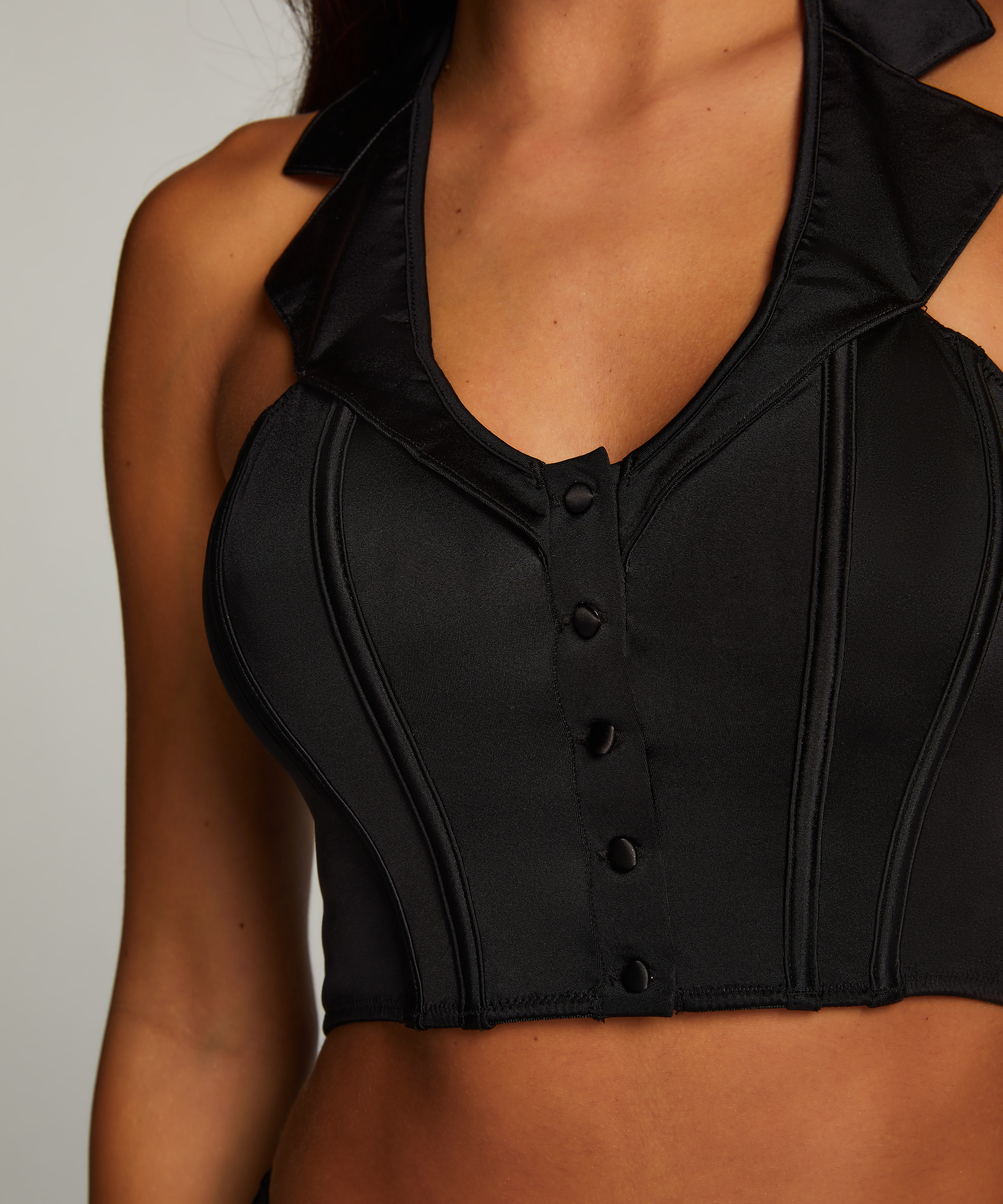 Bralette Bridget Bunny, Svart, main